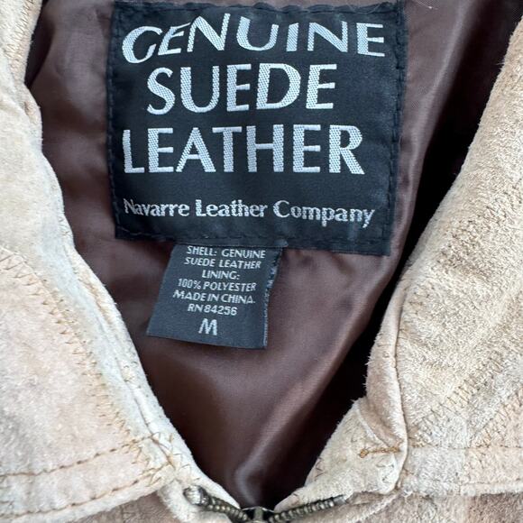 Navarre Leather Company Genuine Suede
Leather Jacket Size M - Picture 5 of 11